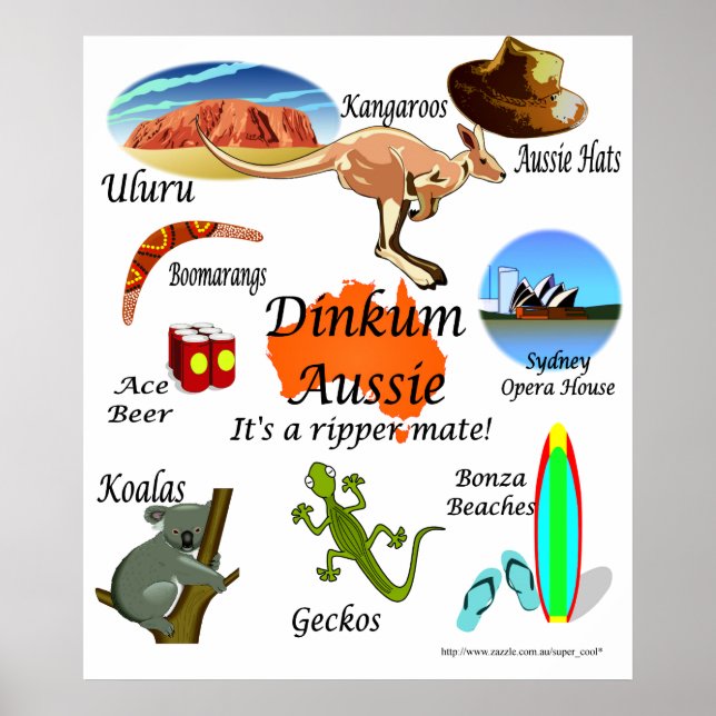 Aussie Icons, Poster (Vorne)