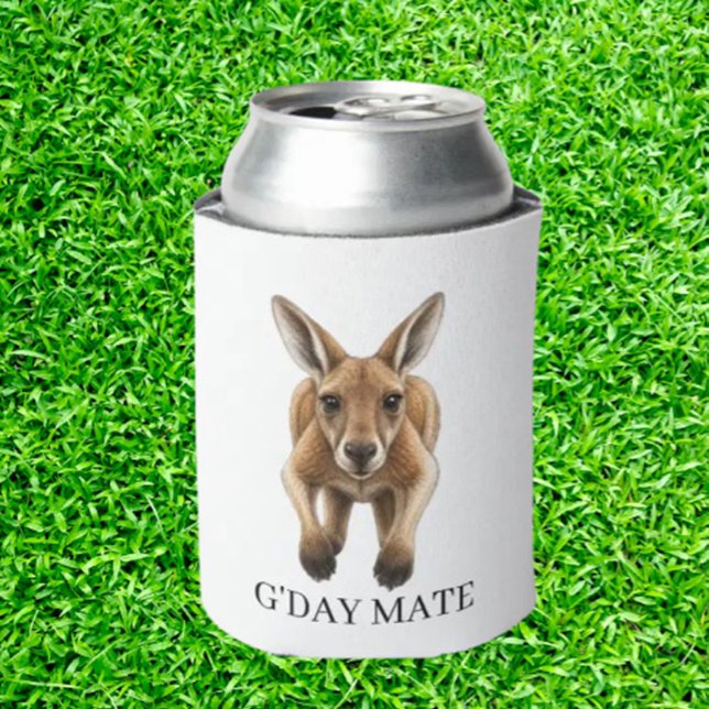 Aussie Kanagroo Pouch Kühler  Dosenkühler (Imagine cracking open a cold drink straight from a kangaroo’s pouch)