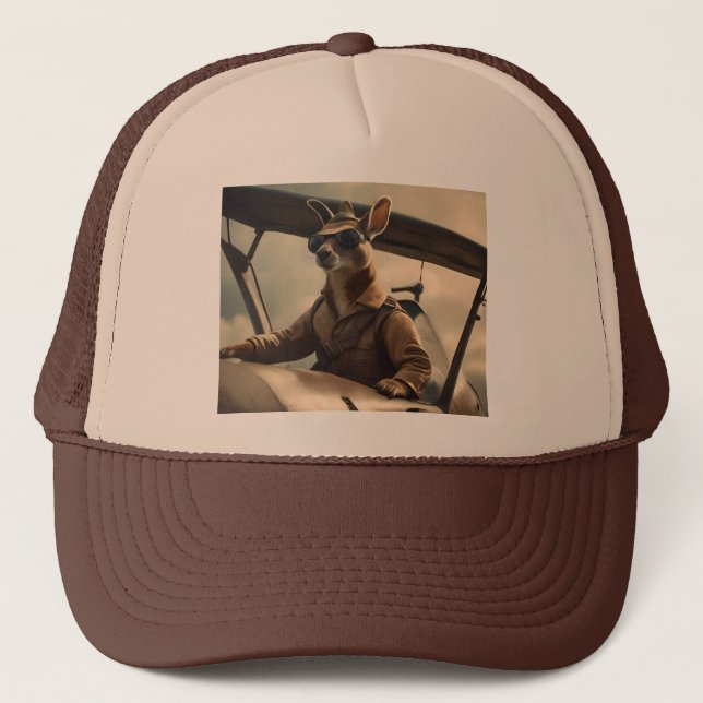 Aussie Kangaroo Pilot, Truckerkappe (Vorderseite)