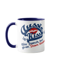 Aussie Kiss individuelle Name Tasse