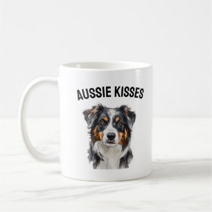 Aussie Kisses - Niedliche australische Shepherd Do Kaffeetasse