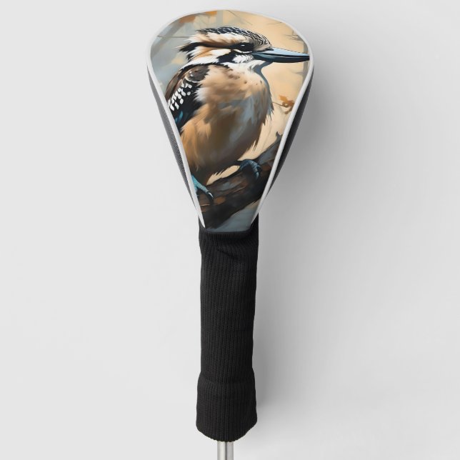 Aussie Kookaburra Oil Paint, Golf Headcover (Vorderseite)