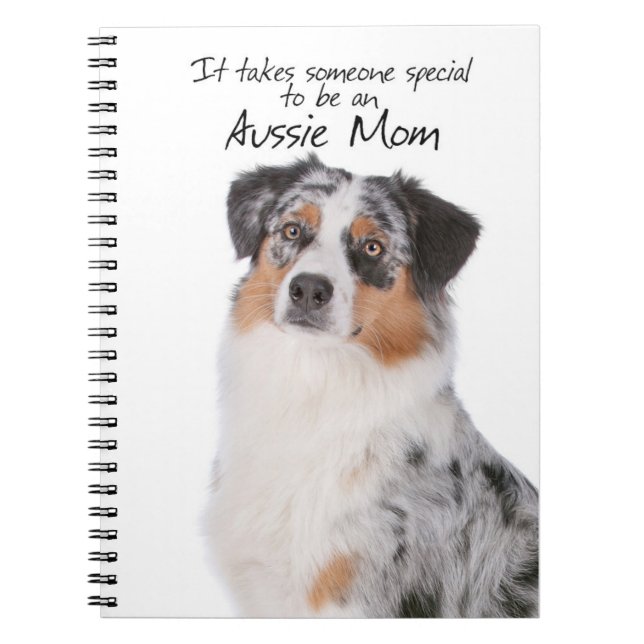 Aussie Mama Notebook Notizblock (Vorderseite)