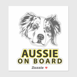 Aussie On Board Aufkleber