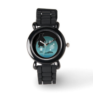 Aussie Penguin Icon Glitzern Watch Armbanduhr