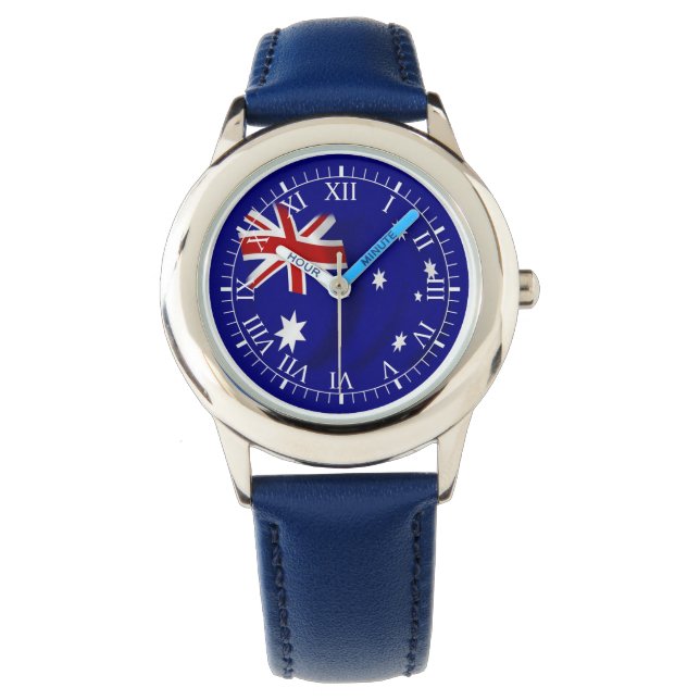 Aussie Pride Armbanduhr (Vorderseite)