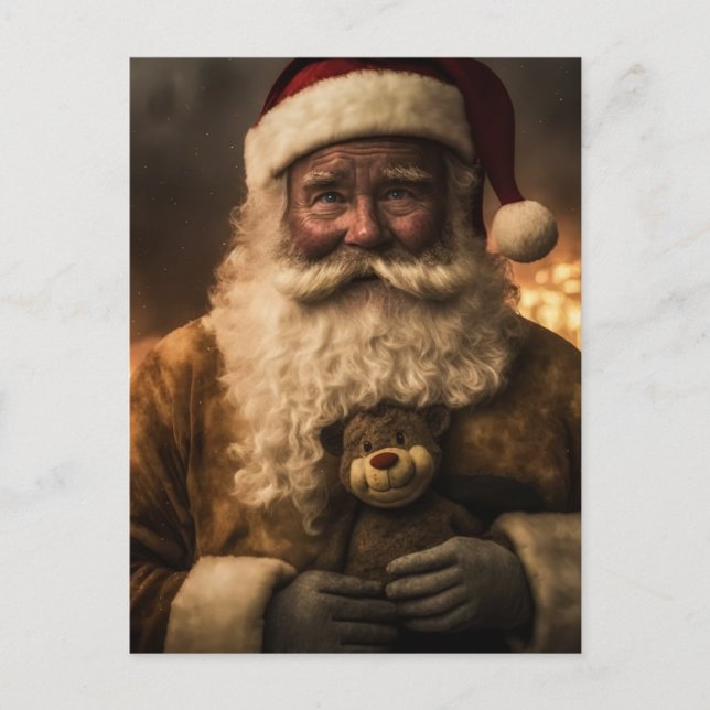 Aussie Santa Bear Postcard Postkarte (Vorderseite)