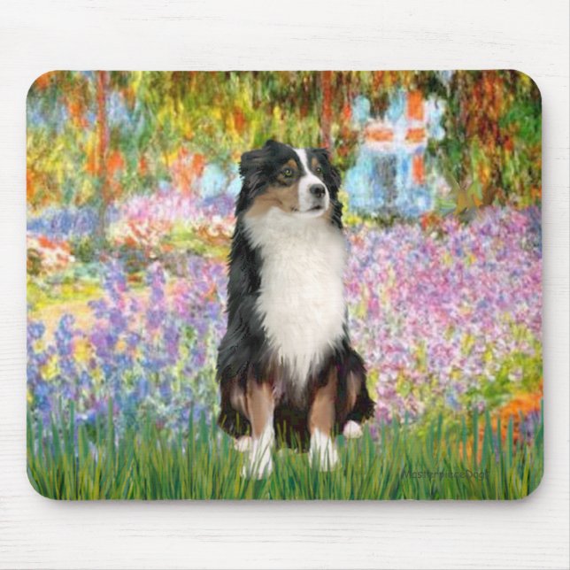 Aussie Shep 2 - Garten Mousepad (Vorne)