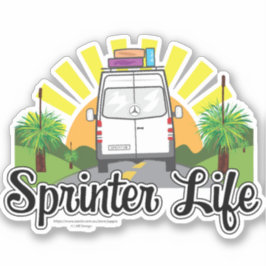 Aussie Sprinter Life Sticker