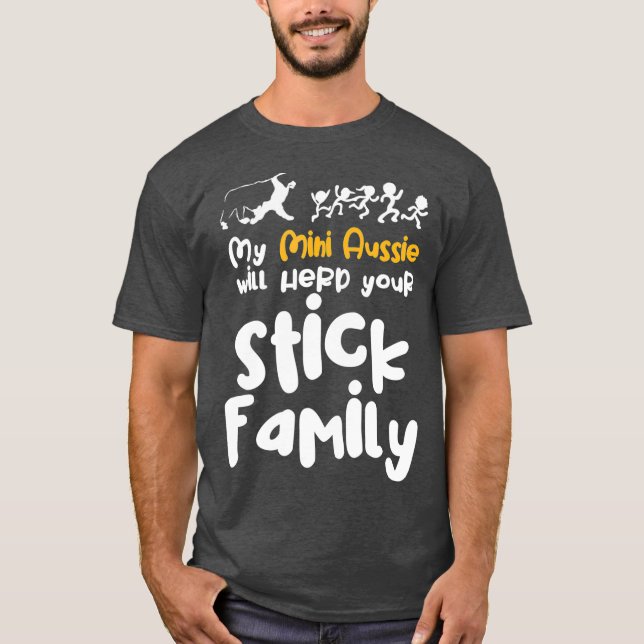 Aussie Vater Toy Australian Shepherd Gifts Mini T-Shirt (Vorderseite)
