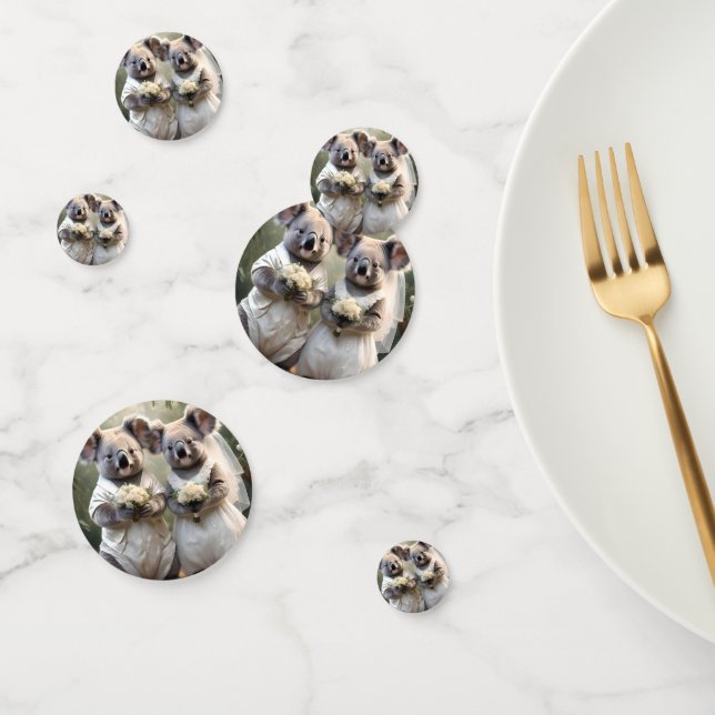 Aussie Weddings Australian Koalas, Wedding Konfetti (Gruppe)