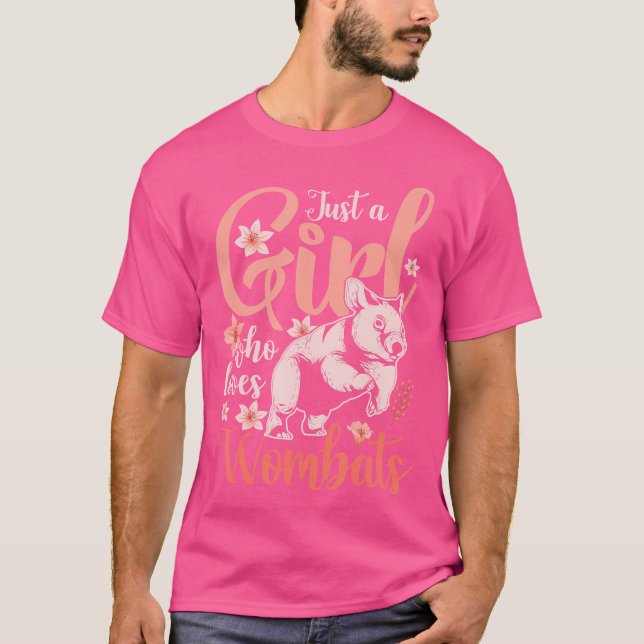 Aussie Wild Animal Lover Women Just A Girl Who Lov T-Shirt (Vorderseite)