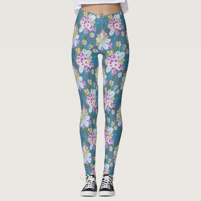 Aussie Wildblume Summer Leggings (Vorderseite)