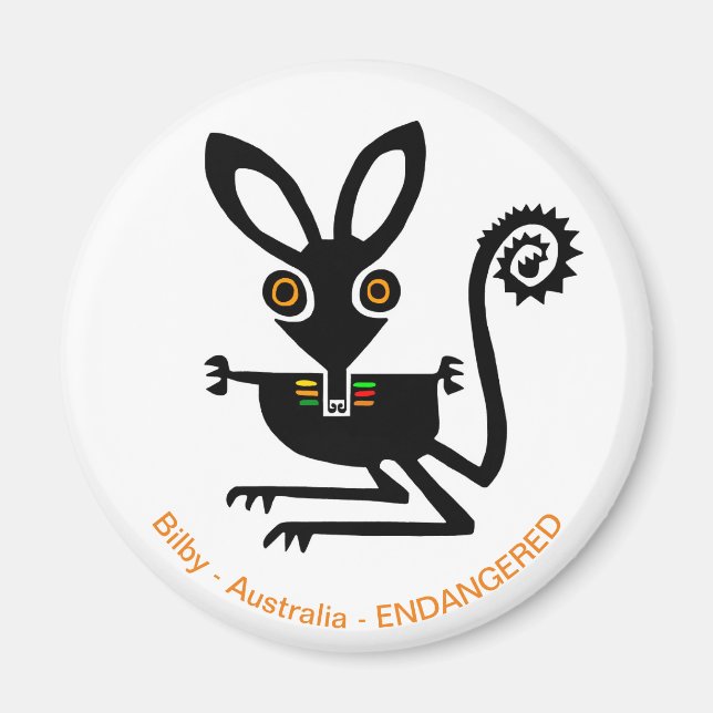 Aussie wildlife - BILBY - Marsupial - Natur Magnet (Vorne)