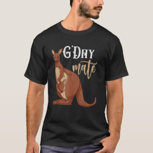 Aussie Zoo Animal Australia G Day Mate Kangaroo T-Shirt
