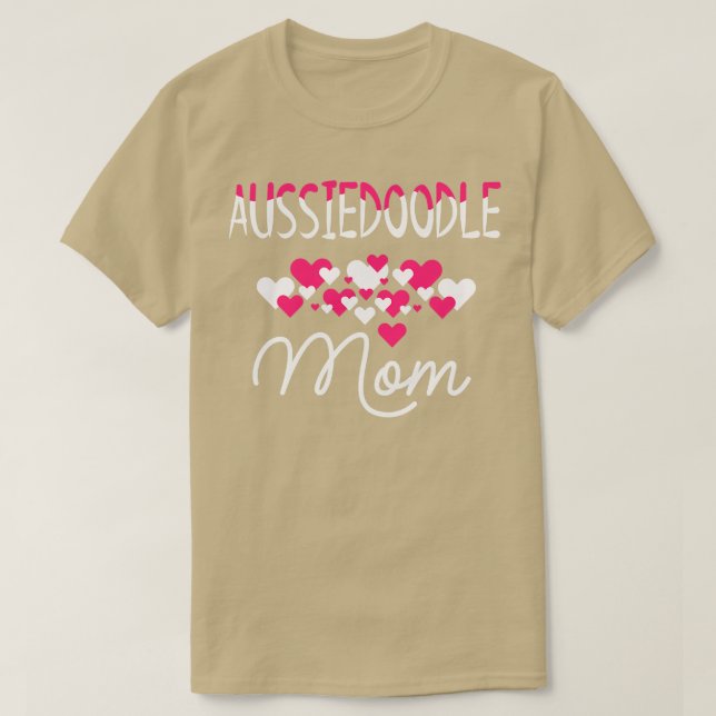Aussiedle Mama Doodle Lover T-Shirt (Design vorne)
