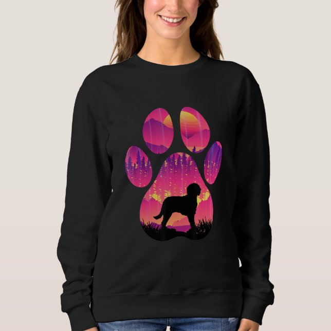Aussiedoodle Paw Mom Dad Dog  Women Men Sweatshirt (Vorderseite)