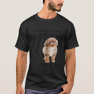 Aussiedoodle Quote Mama, Aussiepoo Vater, Niedlich T-Shirt