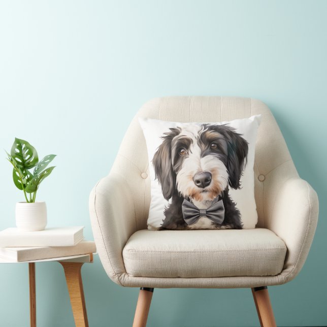 Aussiedoodle Throw Kissen (Stuhl )