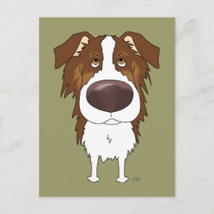 Aussies - große Nase und Hintern Postkarte