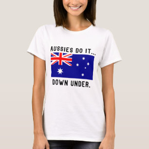 Aussies machen es... Down Under. T-Shirt