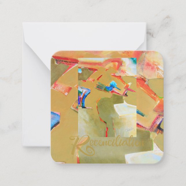 Aussöhnung Mitteilungskarte (Vorderseite)