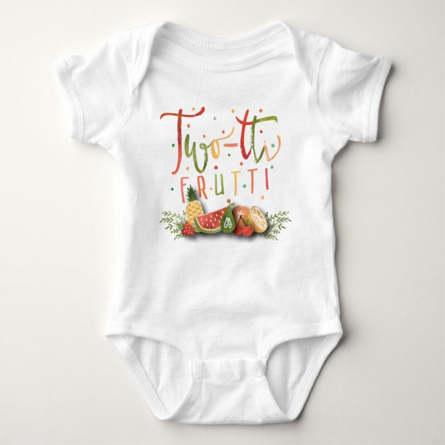 AUSSTATTUNG | Two-tti Frutti des TUTU-ONSIE Baby Strampler (Vorderseite)