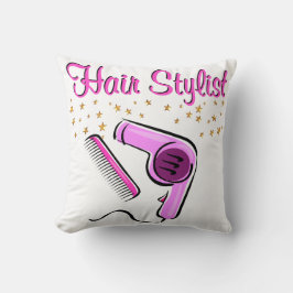 AUSSTEHENDER HAARESYL UND SCHÖNER KISSEN