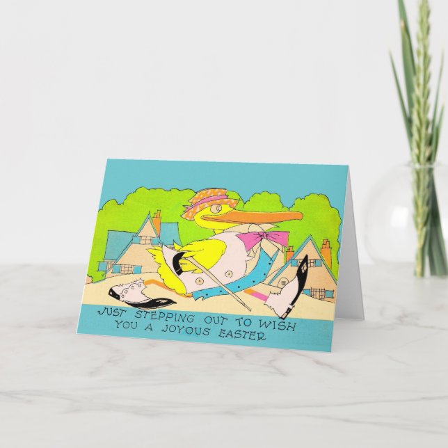 Aussteigen für Ostern Karte (Vorderseite)