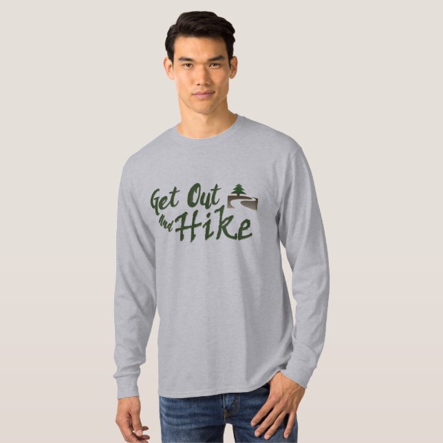 Aussteigen und wandern T-Shirt (Vorne ganz)