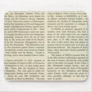 Ausstellen des Reiches Charlemagne 814 AD 2 Mousepad