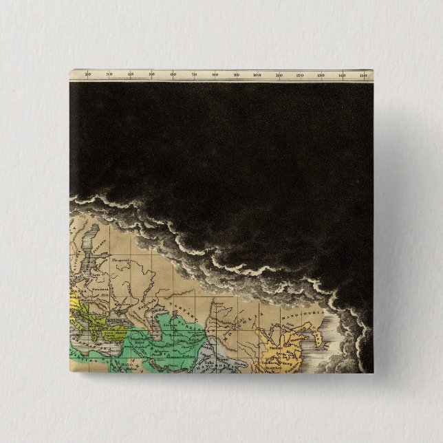 Ausstellen des Reiches Charlemagne 814 AD Button (Vorderseite)