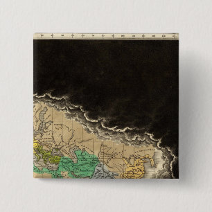 Ausstellen des Reiches Charlemagne 814 AD Button