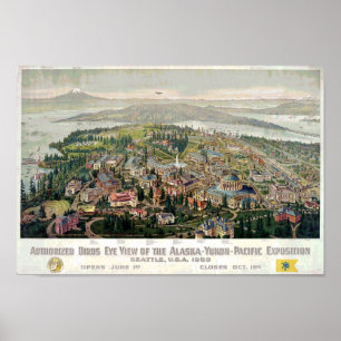 Ausstellung Alaska-Yukon-Pazifik 1909 Poster