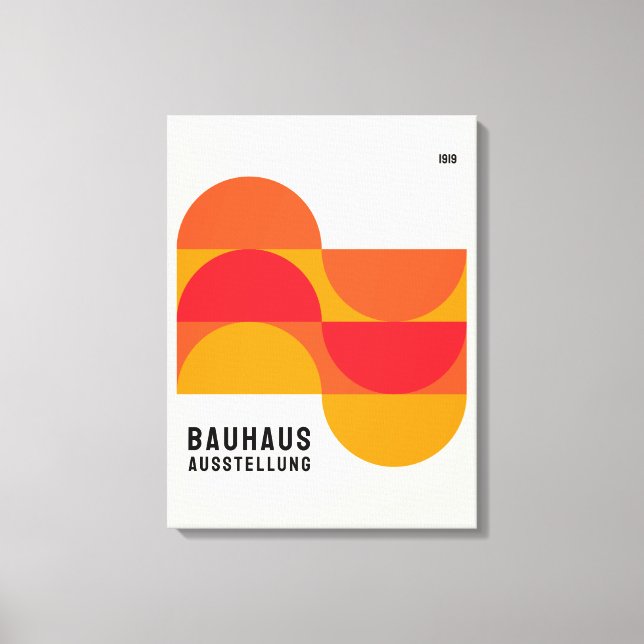 Ausstellung Bauhaus 1919 B19 Canvas Print Leinwanddruck (Vorderseite)