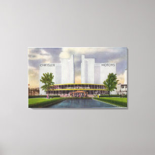 Ausstellung Chrysler Motors 1934 Weltmesse Leinwanddruck