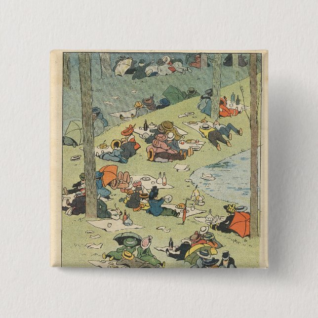 Ausstellung der kulinarischen Künste Button (Vorderseite)