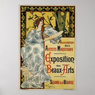 Ausstellung des Beaux-Arts Poster