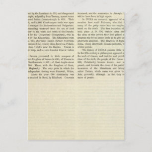 Ausstellung des Reiches Charlemagne 814 AD 2 Postkarte