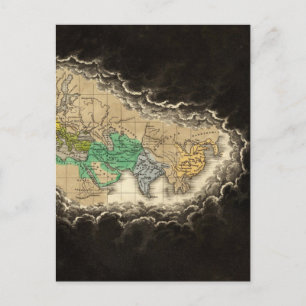 Ausstellung des Reiches von Charlemagne 814 AD Postkarte