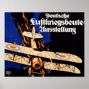 Ausstellung deutscher Plunder aus dem Luftkrieg Poster