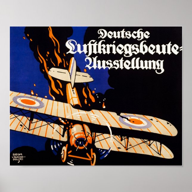 Ausstellung deutscher Plunder aus dem Luftkrieg Poster (Vorne)