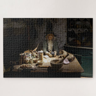 Ausstellung einer Hexe im Museum der Hexerei Puzzle