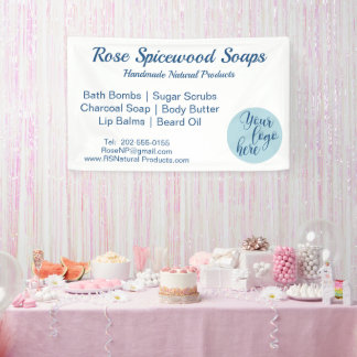 Ausstellung für benutzerdefinierte Logos Banner