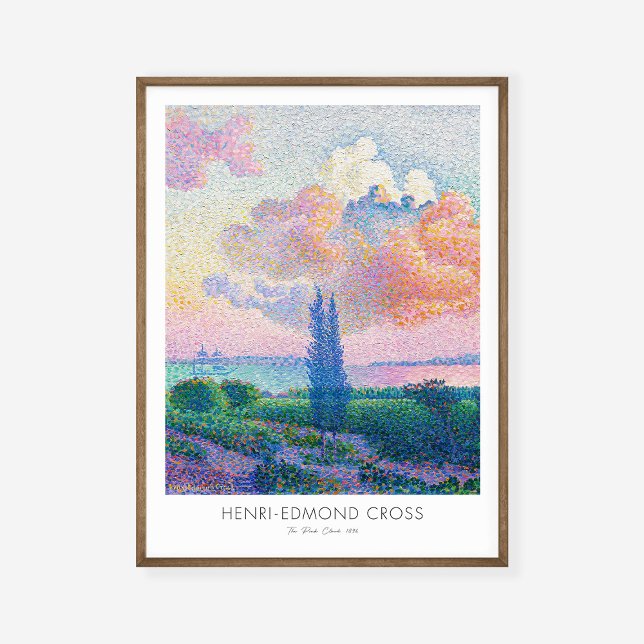 Ausstellung Henri Edmond Cross Pink Cloud Art Poster (Von Creator hochgeladen)