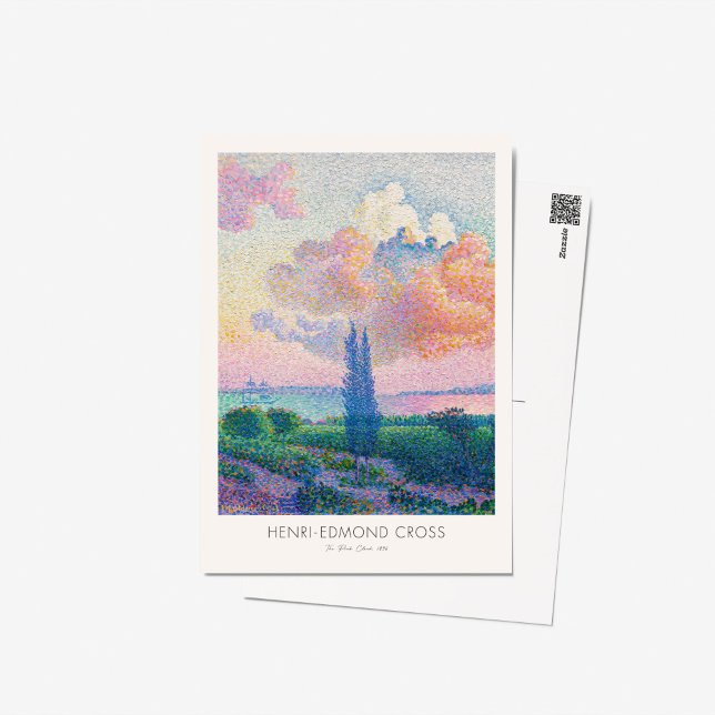 Ausstellung Henri Edmond Cross Pink Cloud Art Postkarte (Von Creator hochgeladen)