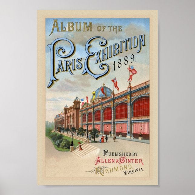 Ausstellung in Paris 1889 Poster (Vorne)