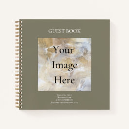 Ausstellung Kunst - Gästebuch Notizbuch