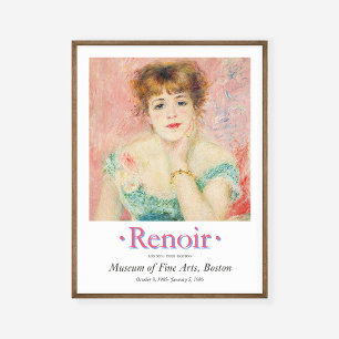 Ausstellung Pierre Auguste Portrait Jeane Samary A Poster