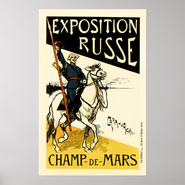 Ausstellung Russe Champ de Mars Maitres de Affiche Poster (Vorne)